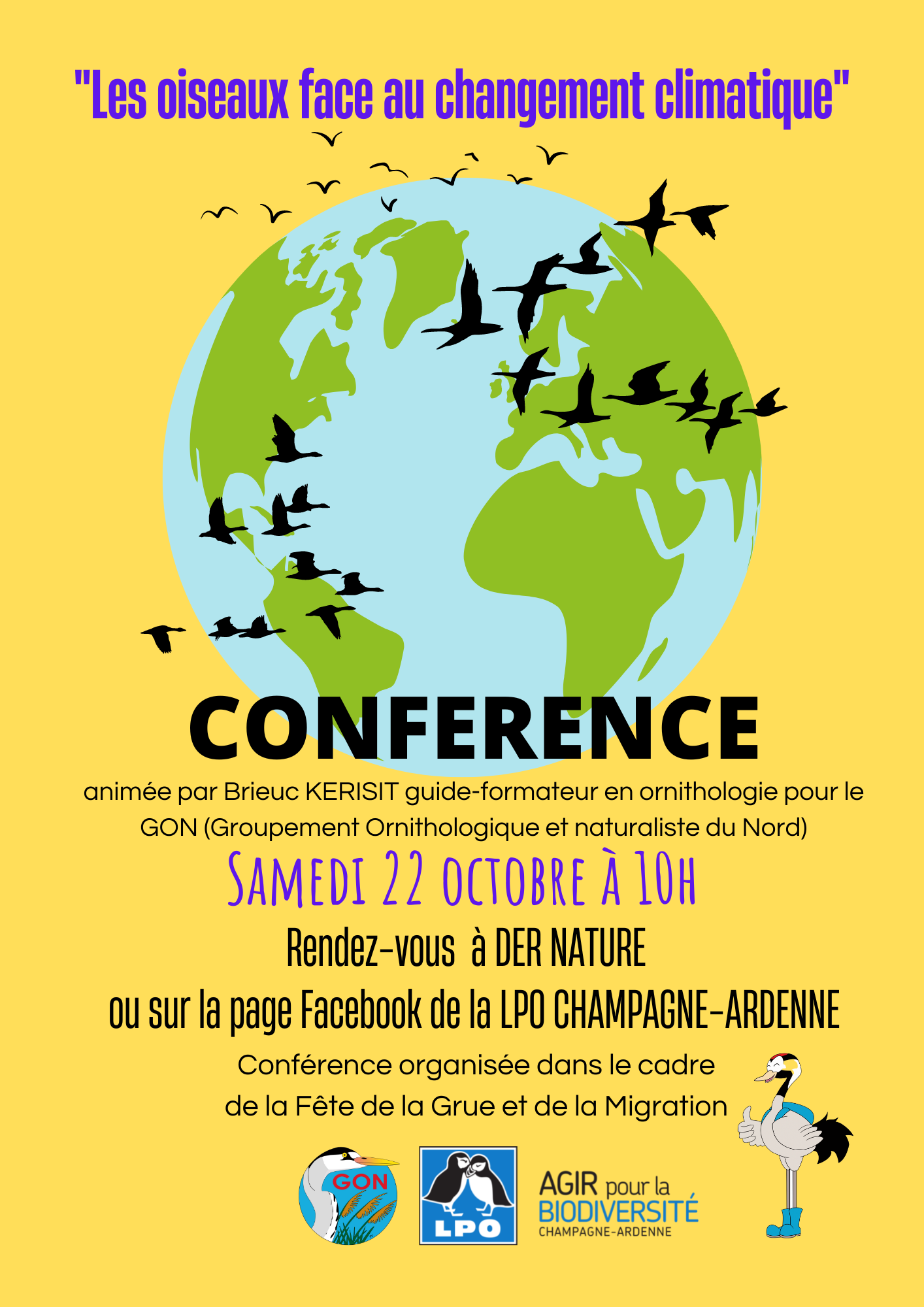 Visio-conférence : Les oiseaux face aux changements climatiques
