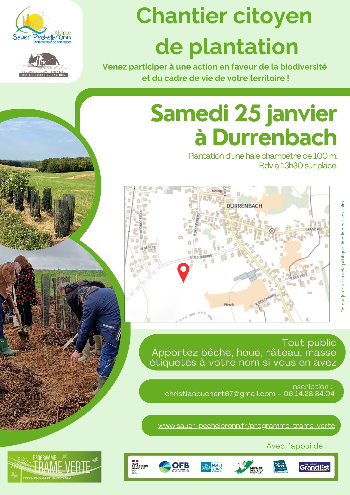 Chantier citoyen de plantation