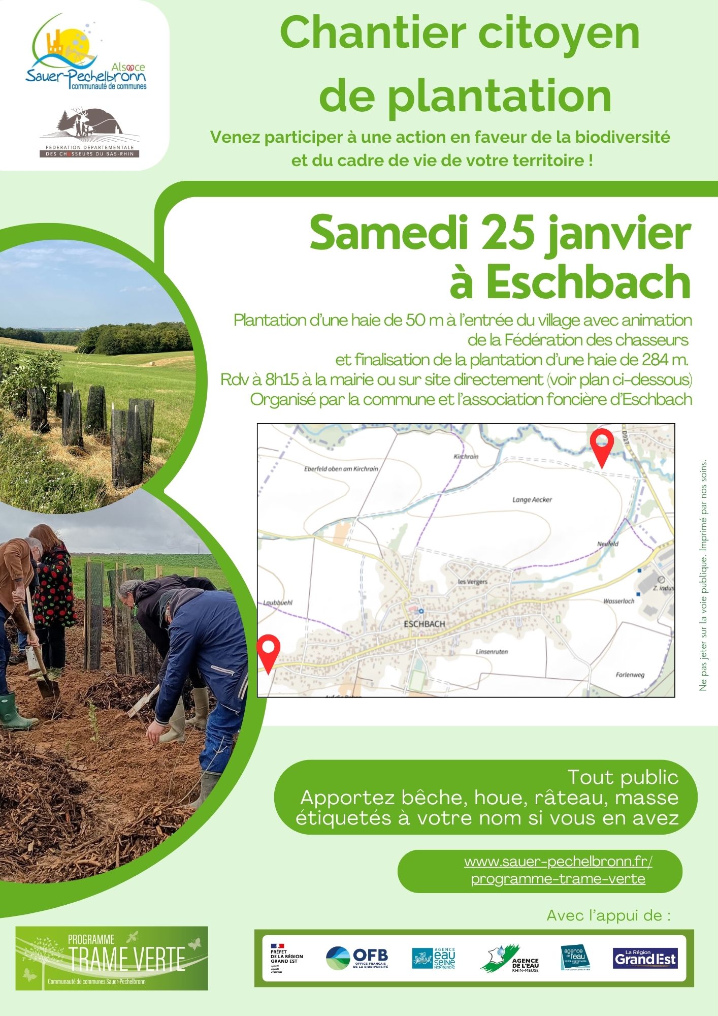 Chantier citoyen de plantation